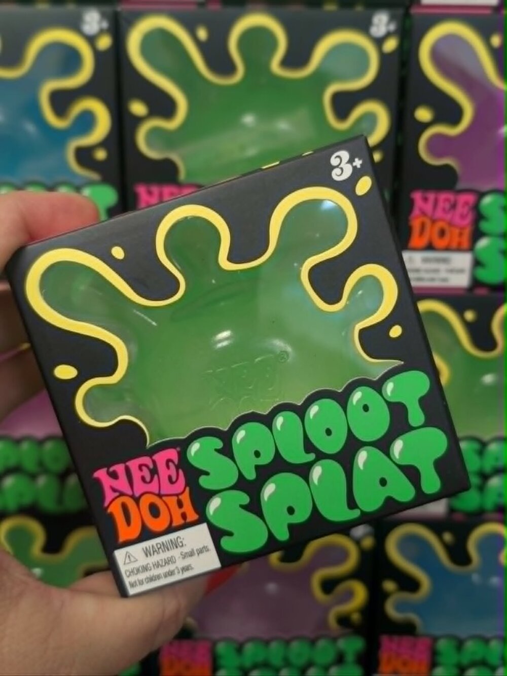 Authentic Schylling NeeDoh SplootSplat Green Squishy Fidget NEW